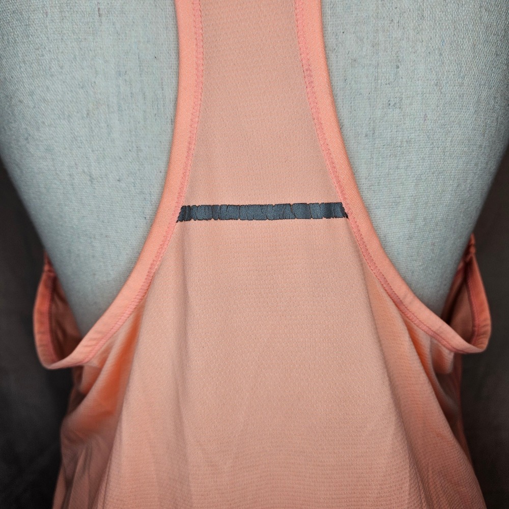 New Balance Peach Racerback Athletic Tank Top - Picture 4 of 5